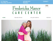 Tablet Screenshot of frederickamanorcarecenter.org